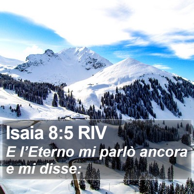 Isaia 8:5 RIV Bible Verse Image
