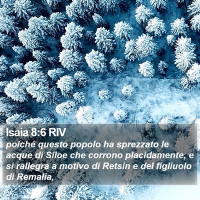 Isaia 8:6 RIV Bible Verse Image