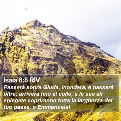 Isaia 8:8 RIV Bible Verse Image