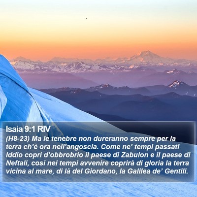 Isaia 9:1 RIV Bible Verse Image