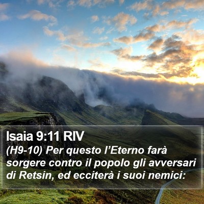 Isaia 9:11 RIV Bible Verse Image