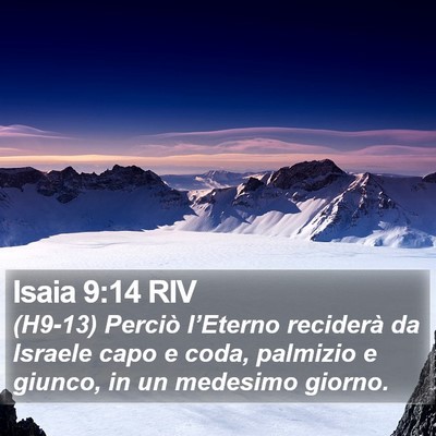Isaia 9:14 RIV Bible Verse Image