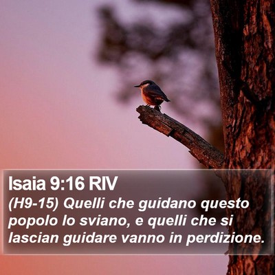 Isaia 9:16 RIV Bible Verse Image