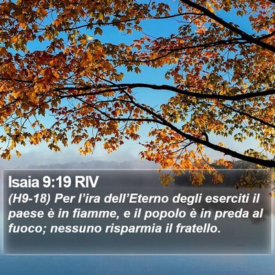 Isaia 9:19 RIV Bible Verse Image