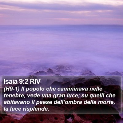 Isaia 9:2 RIV Bible Verse Image