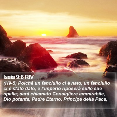 Isaia 9:6 RIV Bible Verse Image