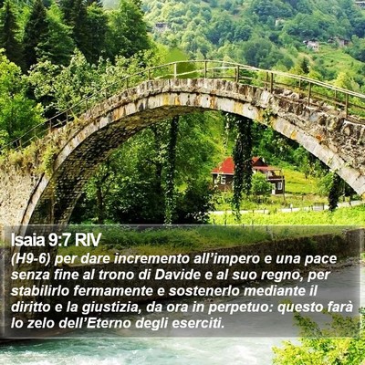Isaia 9:7 RIV Bible Verse Image