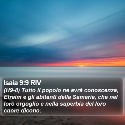 Isaia 9:9 RIV Bible Verse Image