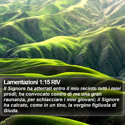 Lamentazioni 1:15 RIV Bible Verse Image