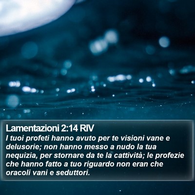 Lamentazioni 2:14 RIV Bible Verse Image