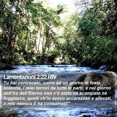Lamentazioni 2:22 RIV Bible Verse Image
