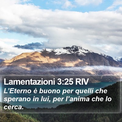 Lamentazioni 3:25 RIV Bible Verse Image