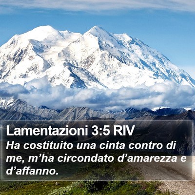 Lamentazioni 3:5 RIV Bible Verse Image