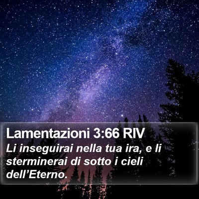 Lamentazioni 3:66 RIV Bible Verse Image