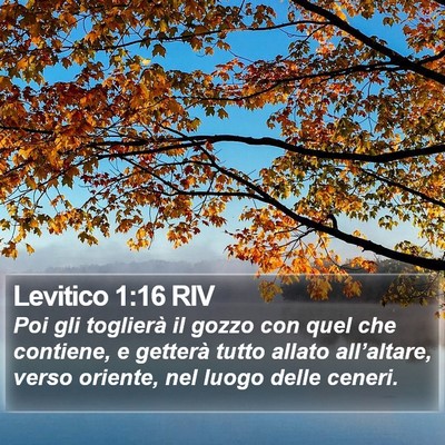Levitico 1:16 RIV Bible Verse Image