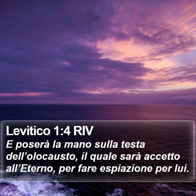 Levitico 1:4 RIV Bible Verse Image