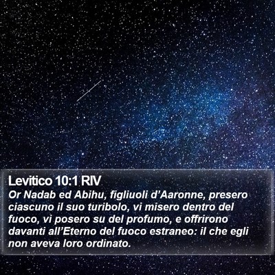Levitico 10:1 RIV Bible Verse Image