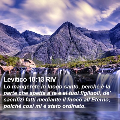 Levitico 10:13 RIV Bible Verse Image
