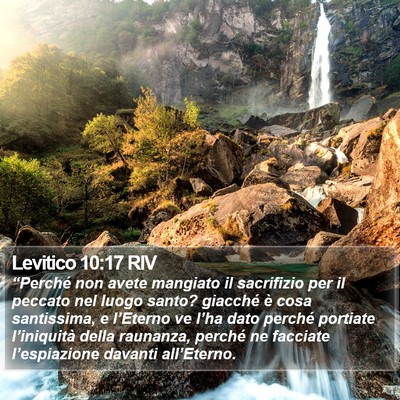 Levitico 10:17 RIV Bible Verse Image