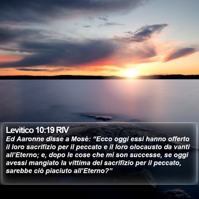 Levitico 10:19 RIV Bible Verse Image