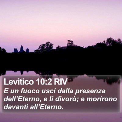 Levitico 10:2 RIV Bible Verse Image