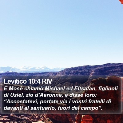 Levitico 10:4 RIV Bible Verse Image