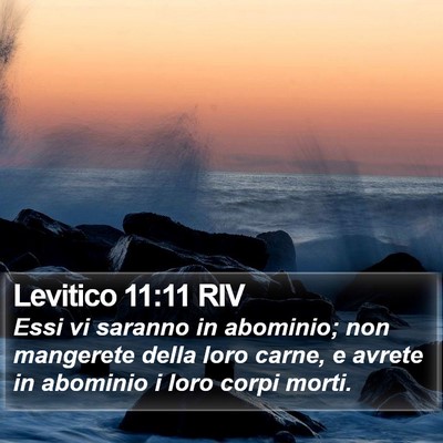 Levitico 11:11 RIV Bible Verse Image