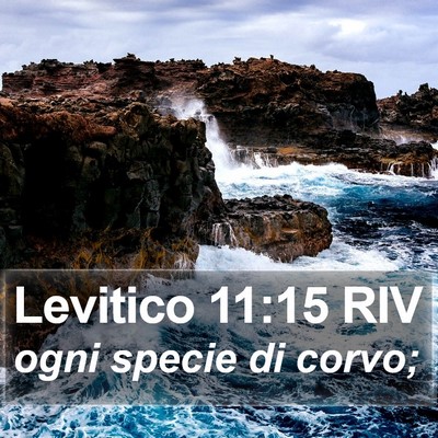 Levitico 11:15 RIV Bible Verse Image