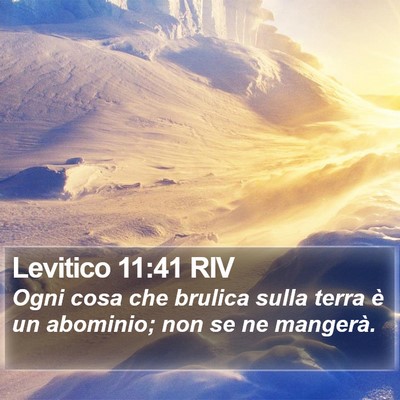 Levitico 11:41 RIV Bible Verse Image