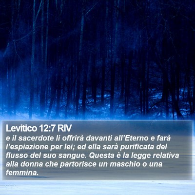 Levitico 12:7 RIV Bible Verse Image