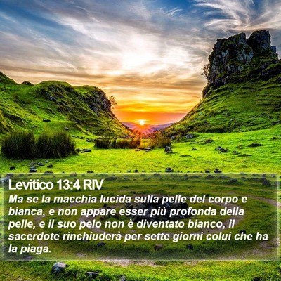 Levitico 13:4 RIV Bible Verse Image