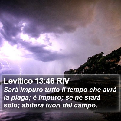 Levitico 13:46 RIV Bible Verse Image