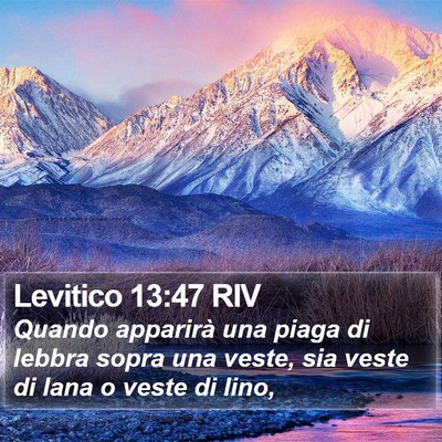 Levitico 13:47 RIV Bible Verse Image