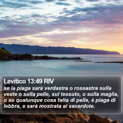 Levitico 13:49 RIV Bible Verse Image