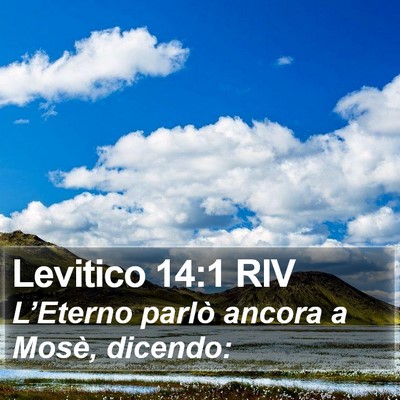 Levitico 14:1 RIV Bible Verse Image