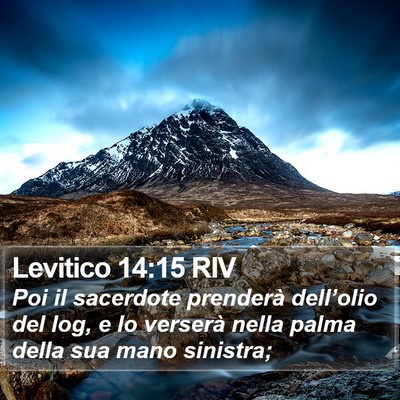 Levitico 14:15 RIV Bible Verse Image