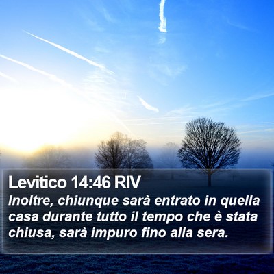 Levitico 14:46 RIV Bible Verse Image