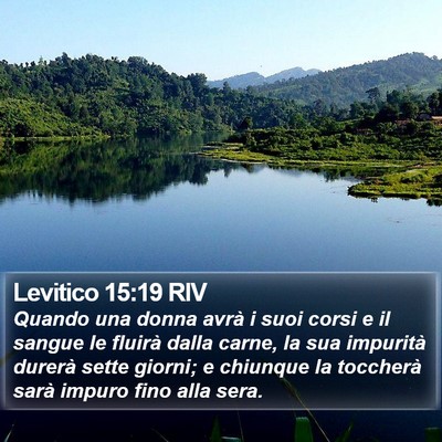 Levitico 15:19 RIV Bible Verse Image