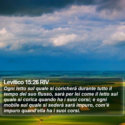 Levitico 15:26 RIV Bible Verse Image