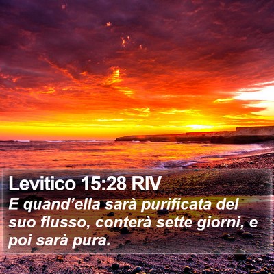 Levitico 15:28 RIV Bible Verse Image