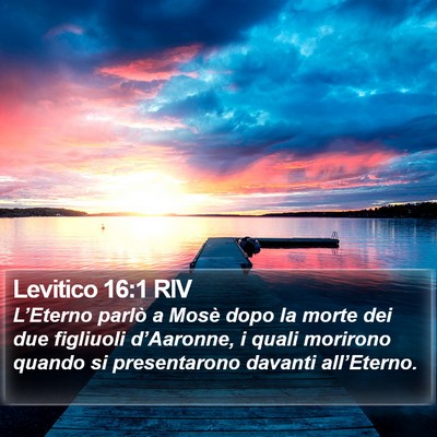 Levitico 16:1 RIV Bible Verse Image