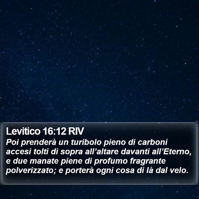 Levitico 16:12 RIV Bible Verse Image