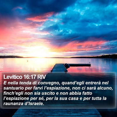Levitico 16:17 RIV Bible Verse Image