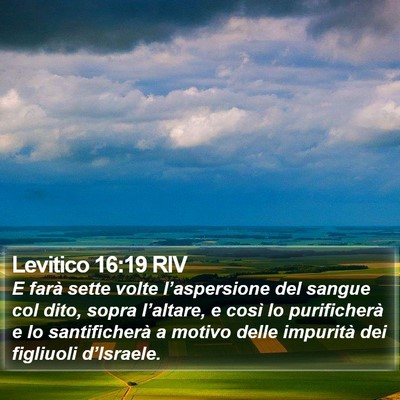 Levitico 16:19 RIV Bible Verse Image