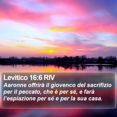 Levitico 16:6 RIV Bible Verse Image