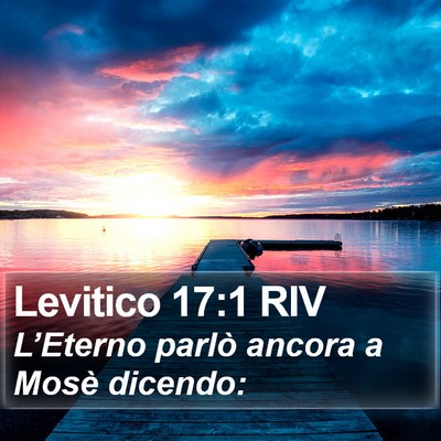 Levitico 17:1 RIV Bible Verse Image