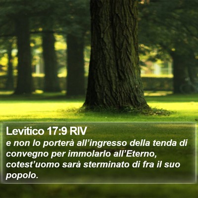 Levitico 17:9 RIV Bible Verse Image