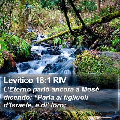 Levitico 18:1 RIV Bible Verse Image