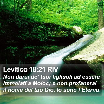 Levitico 18:21 RIV Bible Verse Image