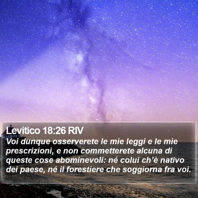 Levitico 18:26 RIV Bible Verse Image